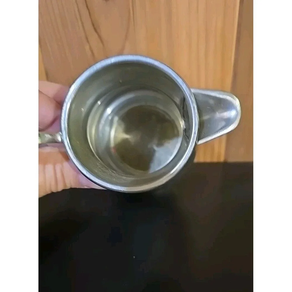 Vtg MCM Danish Quality‎ Queen Art Pewter Creamer Pitcher #351